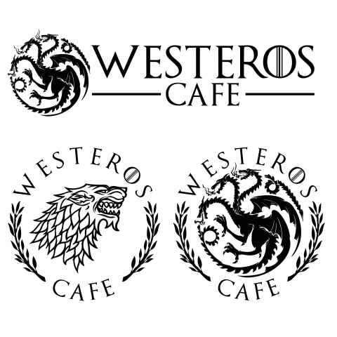 Логотипы для кафе WESTEROS