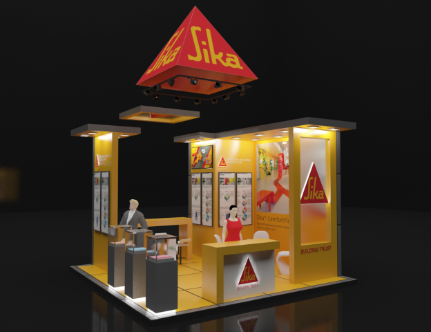 Выставочный стенд компании SIKA