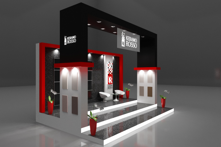 Выставочный стенд компании Keramo Rosso