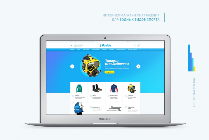 Создание интернет-магазина товаров водных видов спорта