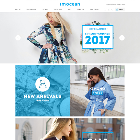 Создание интернет-магазин женской одежды на CMS Opencart