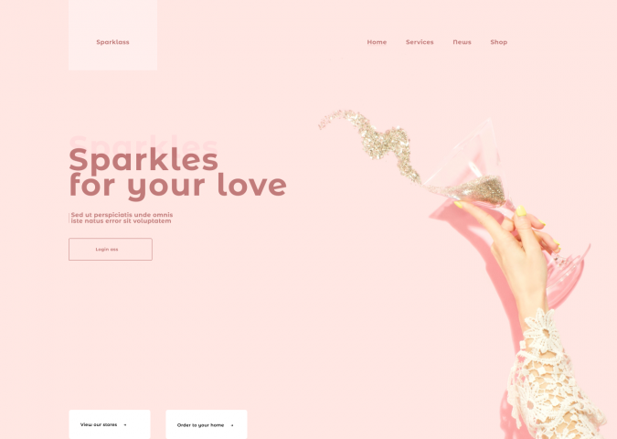 Minimal landing page 2