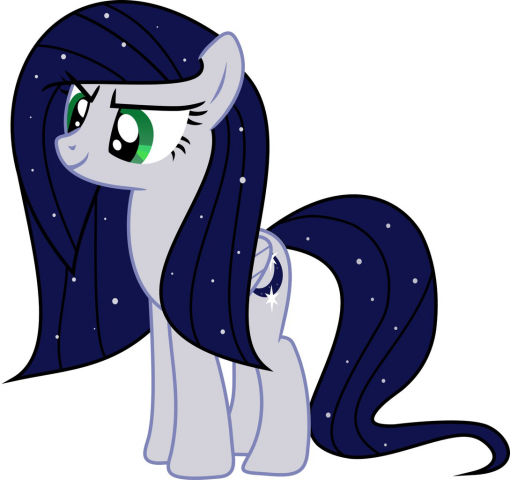 Векторный рисунок в стиле My Little pony
