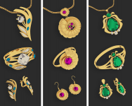 Эскизы ювелирных украшений