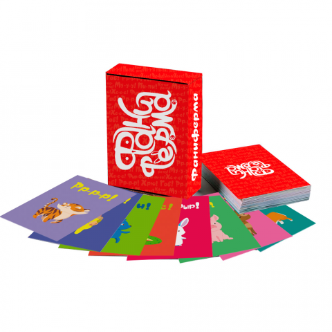 Дизайн коробки для карточной игры ФаниФерма