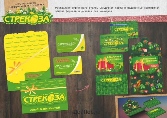 Редизайн конверта и карты