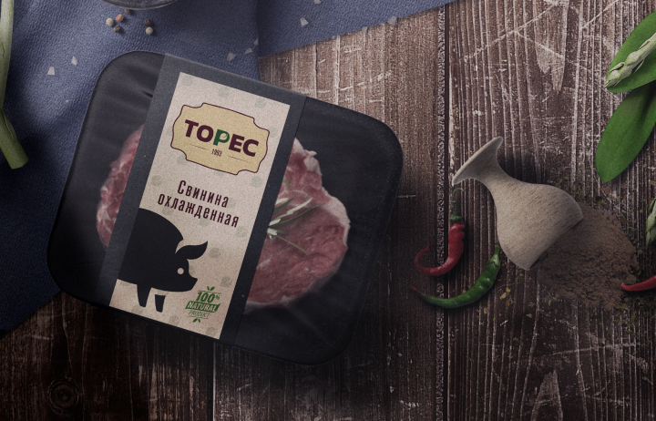 Логотип мясоперерабатывающей компании