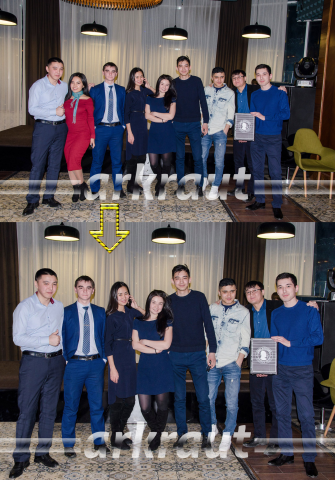 Удаление девушки в красном платье