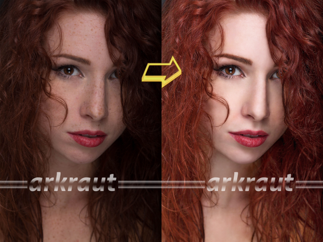 Ретушь \ удаление веснушек