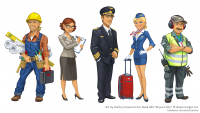 "Airport City" characters