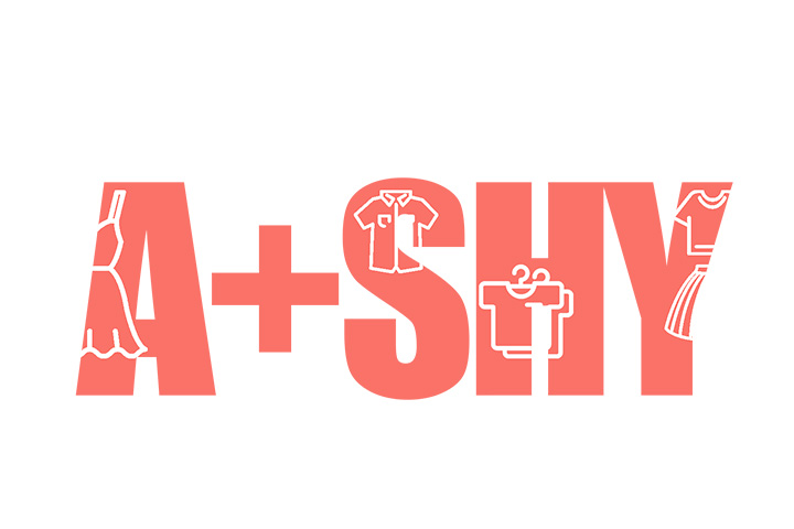 Логотип бренда модной одежды A+SHY