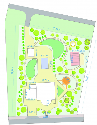 Генеральный план частного участка