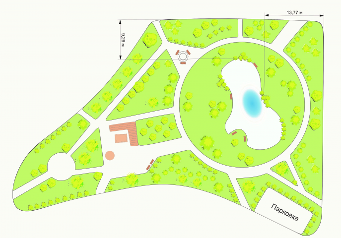 Генеральный план парка