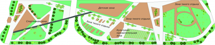 План сквера