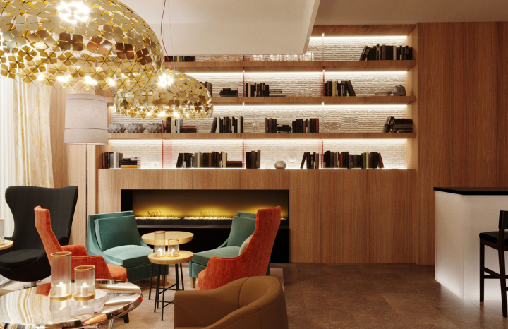 Редизайн лобби для отеля SO/ Sofitel Санкт- Петербург