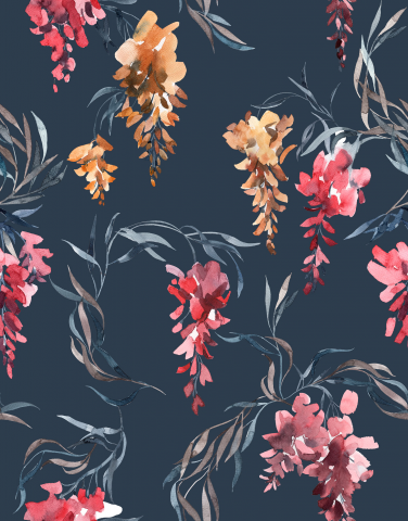 Растровый бесшовный паттерн Глициния