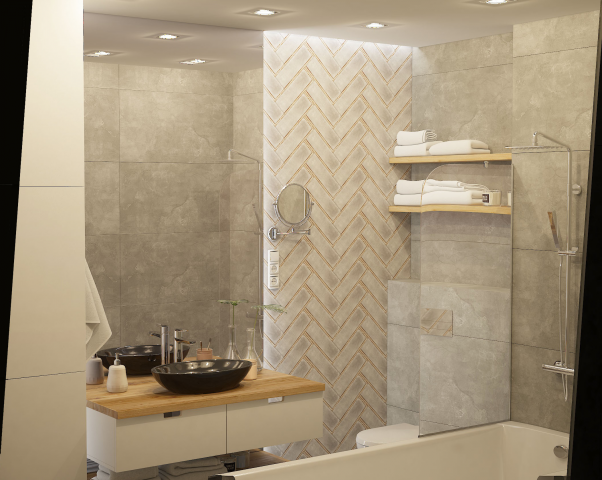 Ваннаяя комната в стиле Diesel