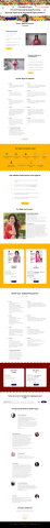 Landing page для онлайн-курса Ники Вишневской