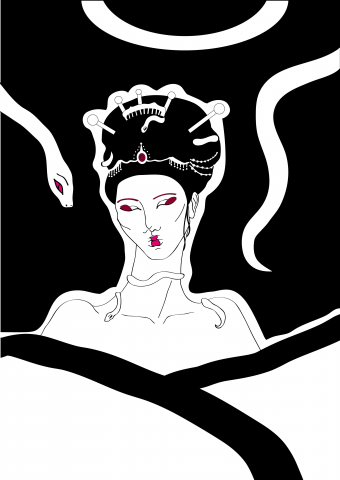 Иллюстрация на тему восточной культуры