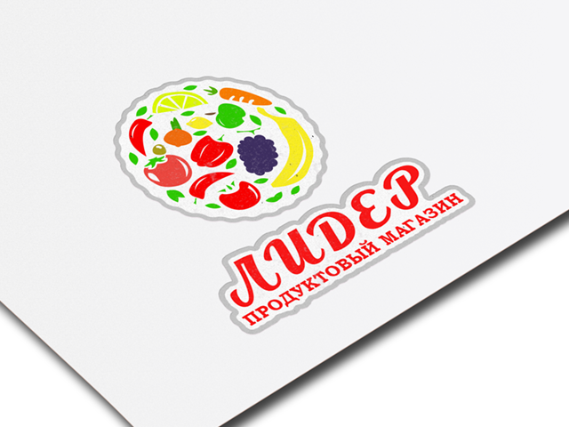 Логотип | Лидер продуктовый магазин