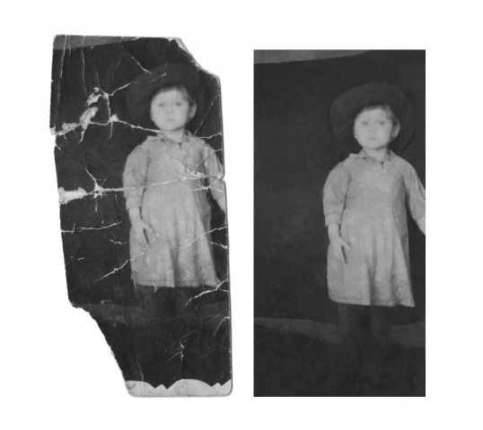 Ретушь старой фотографии