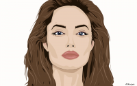 Анджелина Джоли (Вектор)