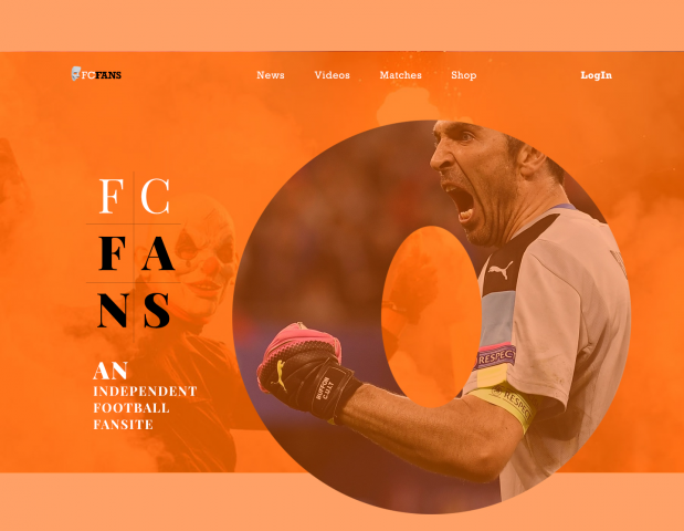 Header сайта фанатов