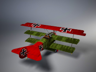 Airplane FOKKER DR.1