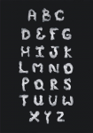 towel font