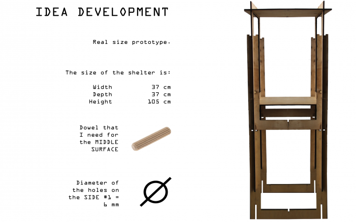 Furniture transformer. Shelf
