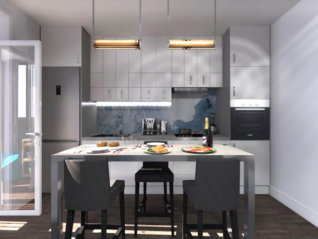 3D visualisation diningroom