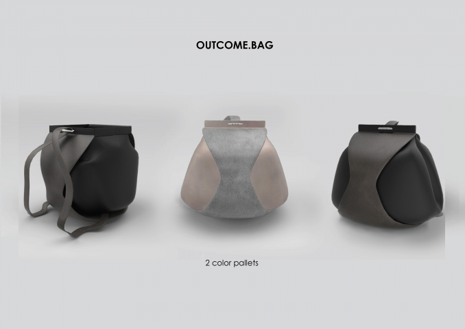 Backpack for helmet. Concept