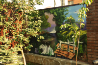 Оформление дачного забора поселок Востряково (4)