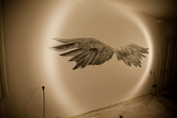 Оформление в частной фото студии (Крылья)