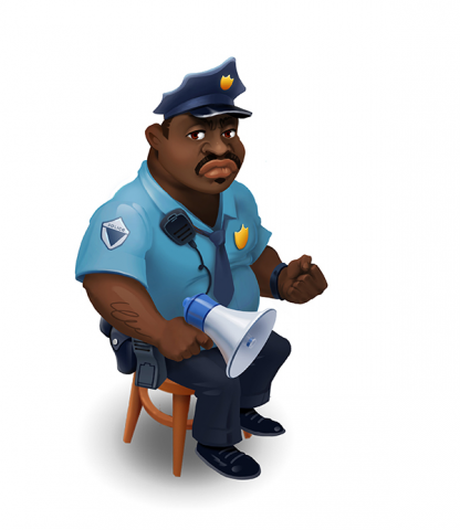 American cop
