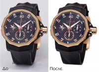Ретушь часов.