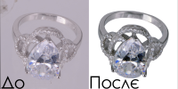 Ретушь различных драгоценностей.