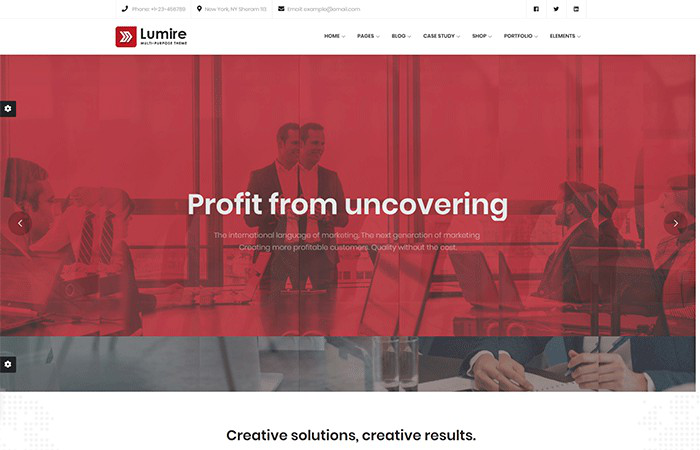 Lumire Multi-purpose theme