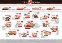Меню для компании ТРИ КИТА