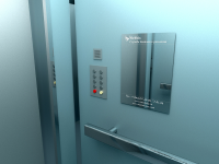 Моделирование и визуализация лифта и рекламы