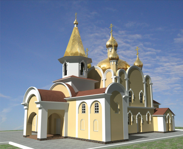 3D визуализация церкви