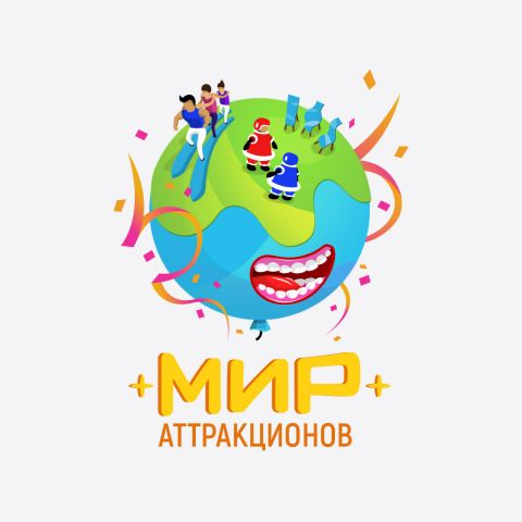 Логотип аренды аттракционов