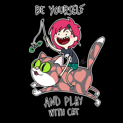 Play with cat