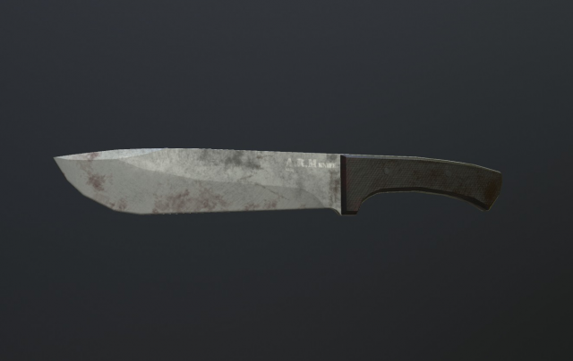 Low Poly knife
