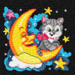 Мультик "Котик и луна"