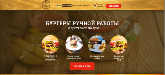 Бургеры ручной работы