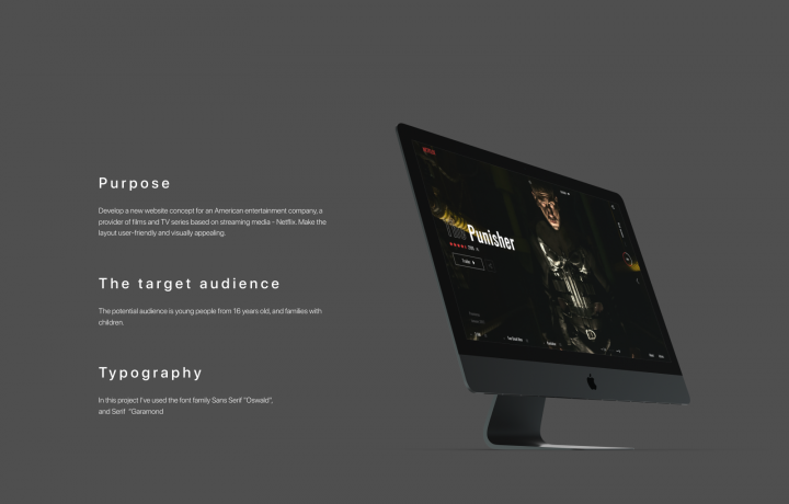 Redesign concept Netflix