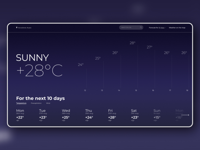 Weather web site