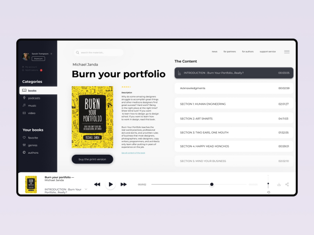 Audiobook player