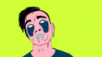 Цифровой портрет в стиле Grime Art